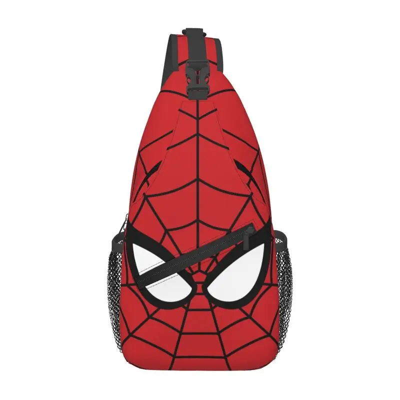 

Spider Man Sling Chest Bag Custom Crossbody Shoulder Backpack for Men Travel Hiking Daypack