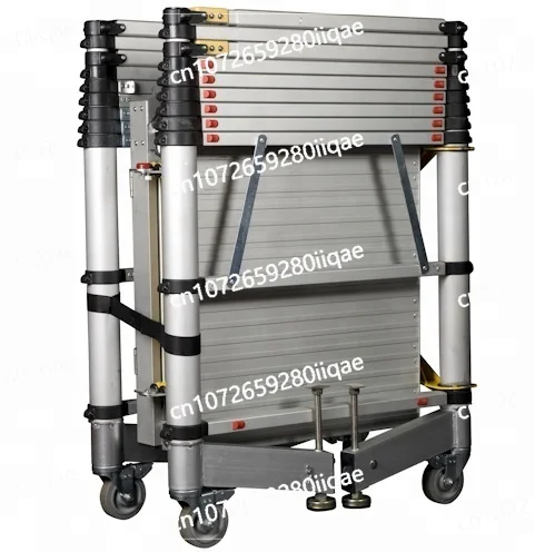 

Hot 3M Telescopic Aluminum Mobile Tower Scaffold Ladder with CE Certificate