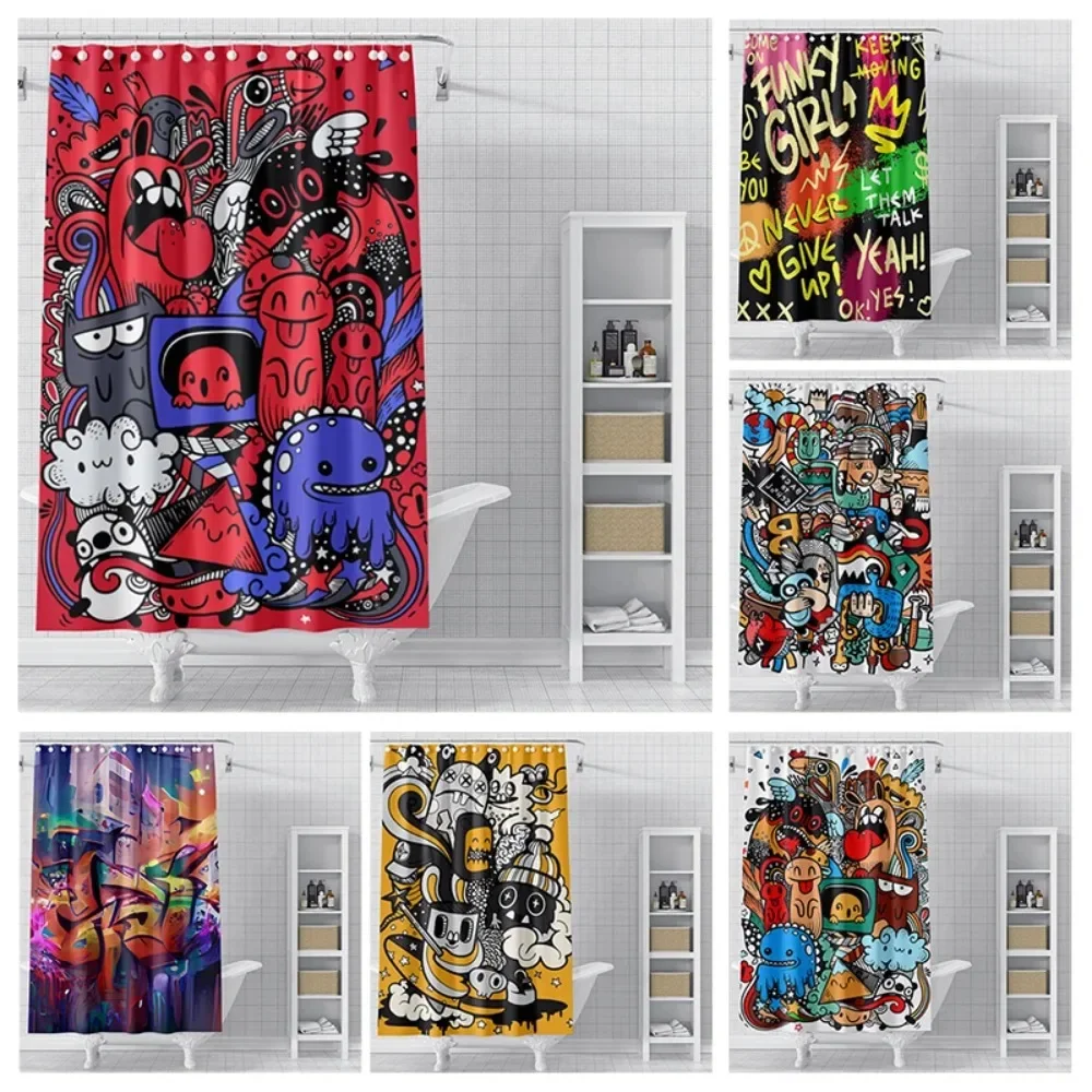 

Домашние занавески для душа для ванной комнаты, водонепроницаемая ткань, современные занавески для ванной комнаты в скандинавском стиле, занавеска для душа