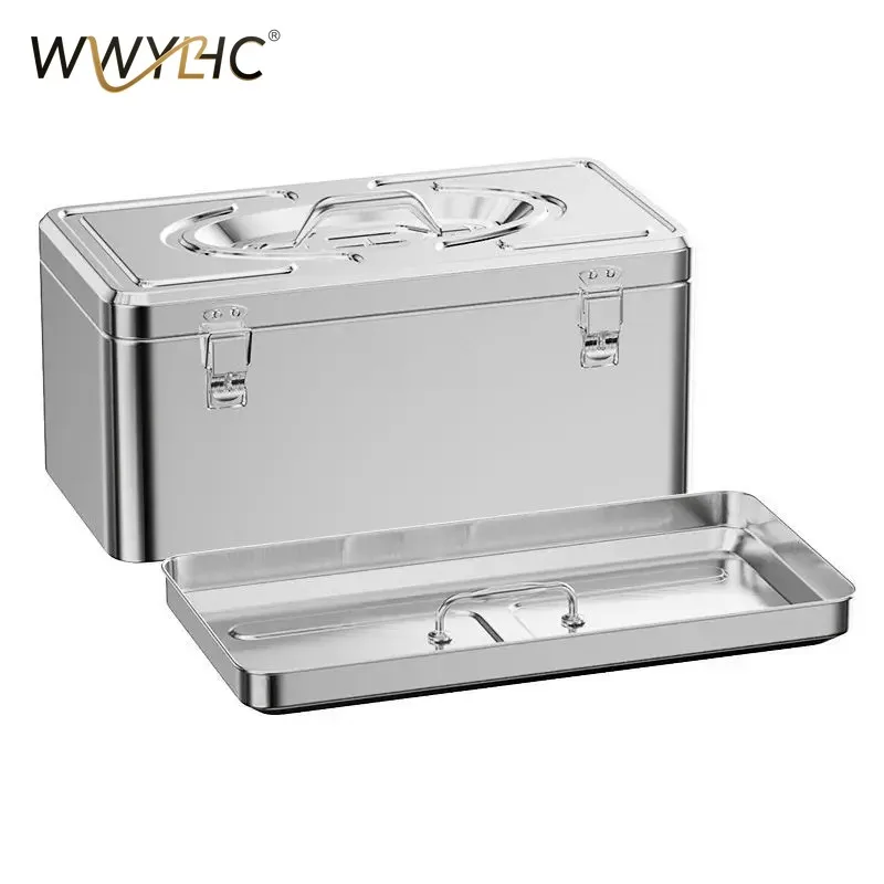 Suitable for Tool Case Stainless Steel Electronic Toolbox Organization of Tools Suitcase Portable Waterproof Large Hard Case