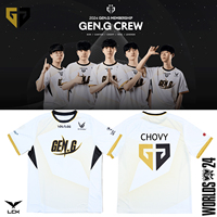 2024 New GEN G Esports Team Uniform T-shirt League Of Legends World Finals Jersey T Shirt LOL Games Chovy Fans Support Clothes