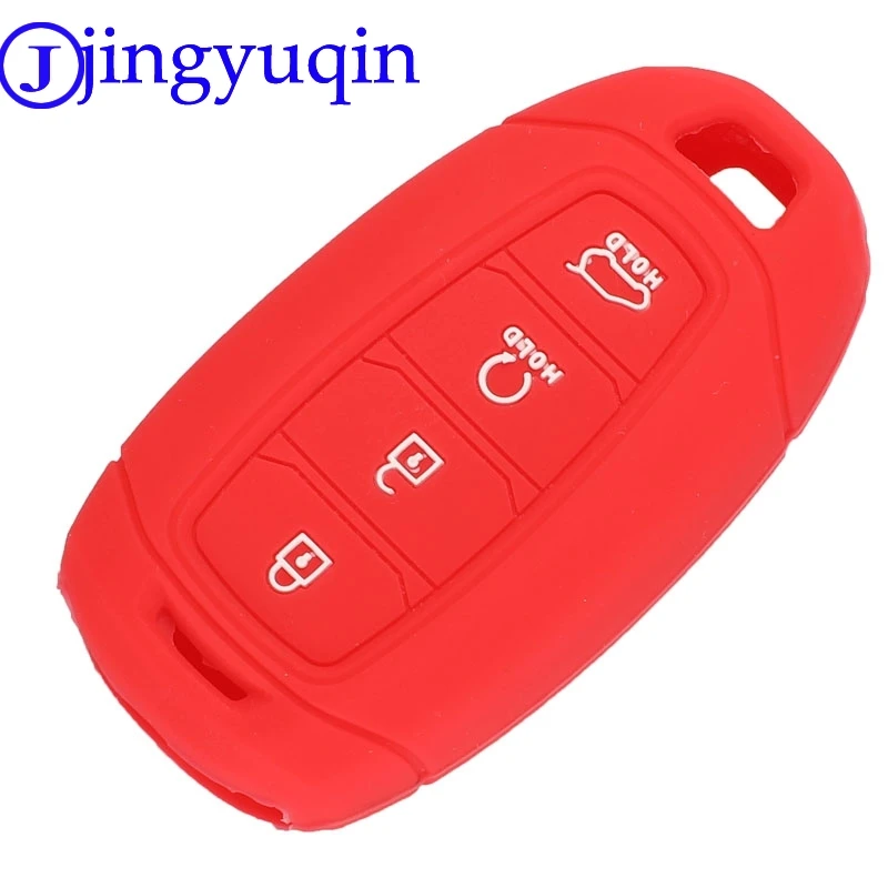jingyuqin Remote Key Car Case Cover For Hyundai i30 i35 i40 Kona Azera Elantra Solaris grandeur Ig Accent Santa Fe 2018 2019
