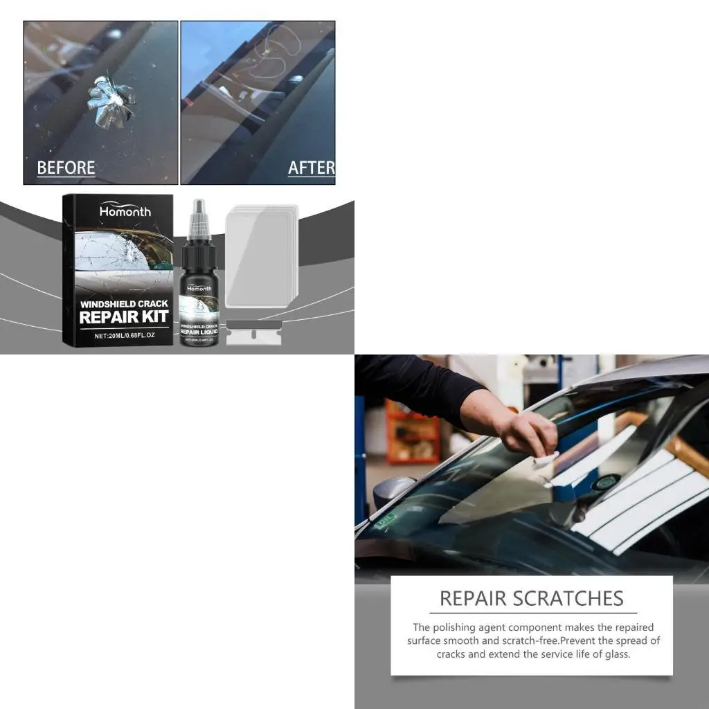 

Ремонт жидкости для ремонта лобового стекла набор