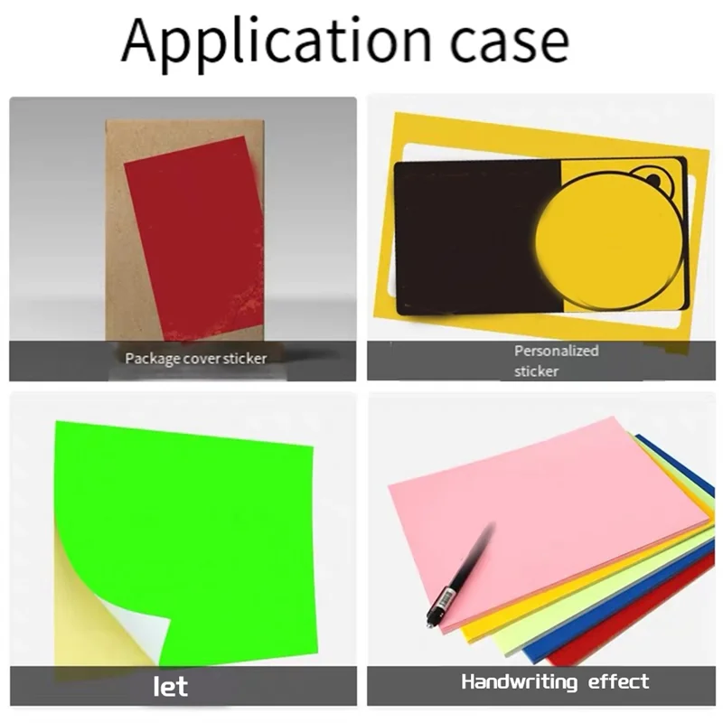 AED5-A4 Sticker Paper -A4 Sticker Labels 8.27X11.69 Inch For Laser/Inkjet Printers For Office School