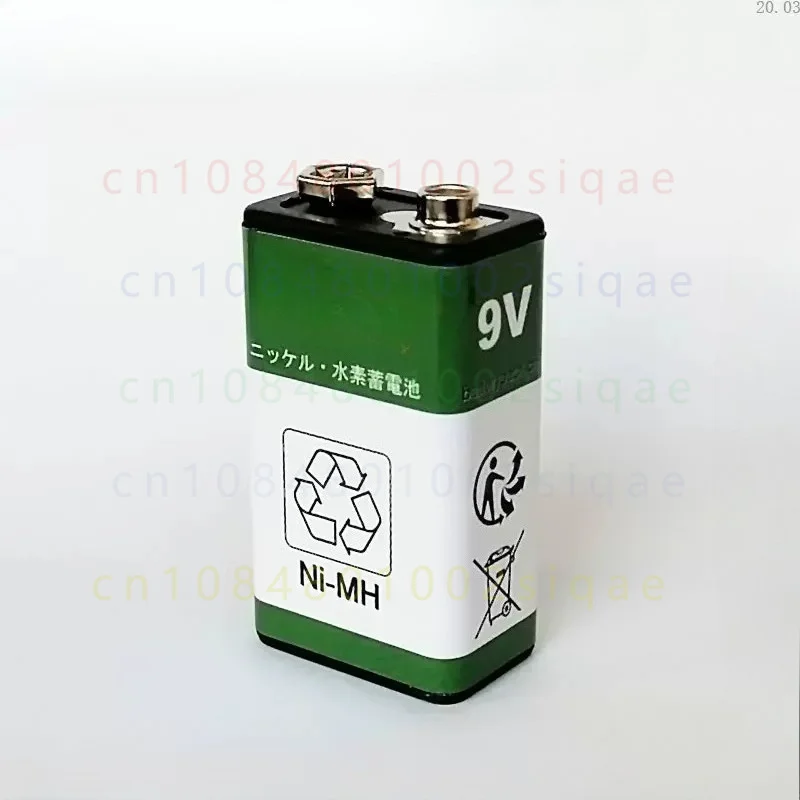 1PCS FOR COHN Ni-MH 9V 250mAh Rechargeable Battery For Metal Detector Compatible 6F22 6LR61