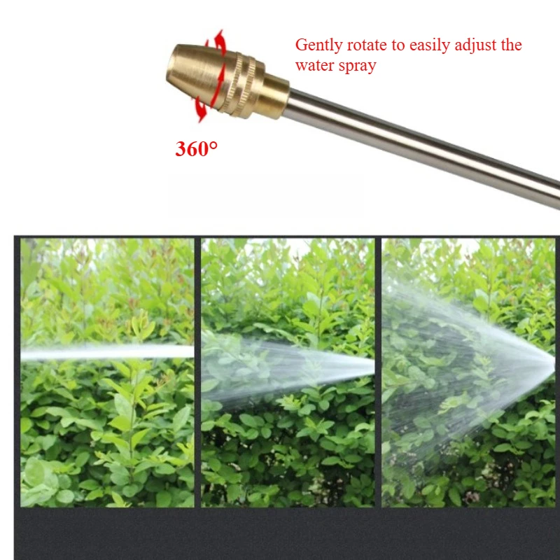 High-pressure Water Gun Adjustable Cleaning Car Wash Machine Garden Watering Hose Nozzle Sprinkler Foam Water