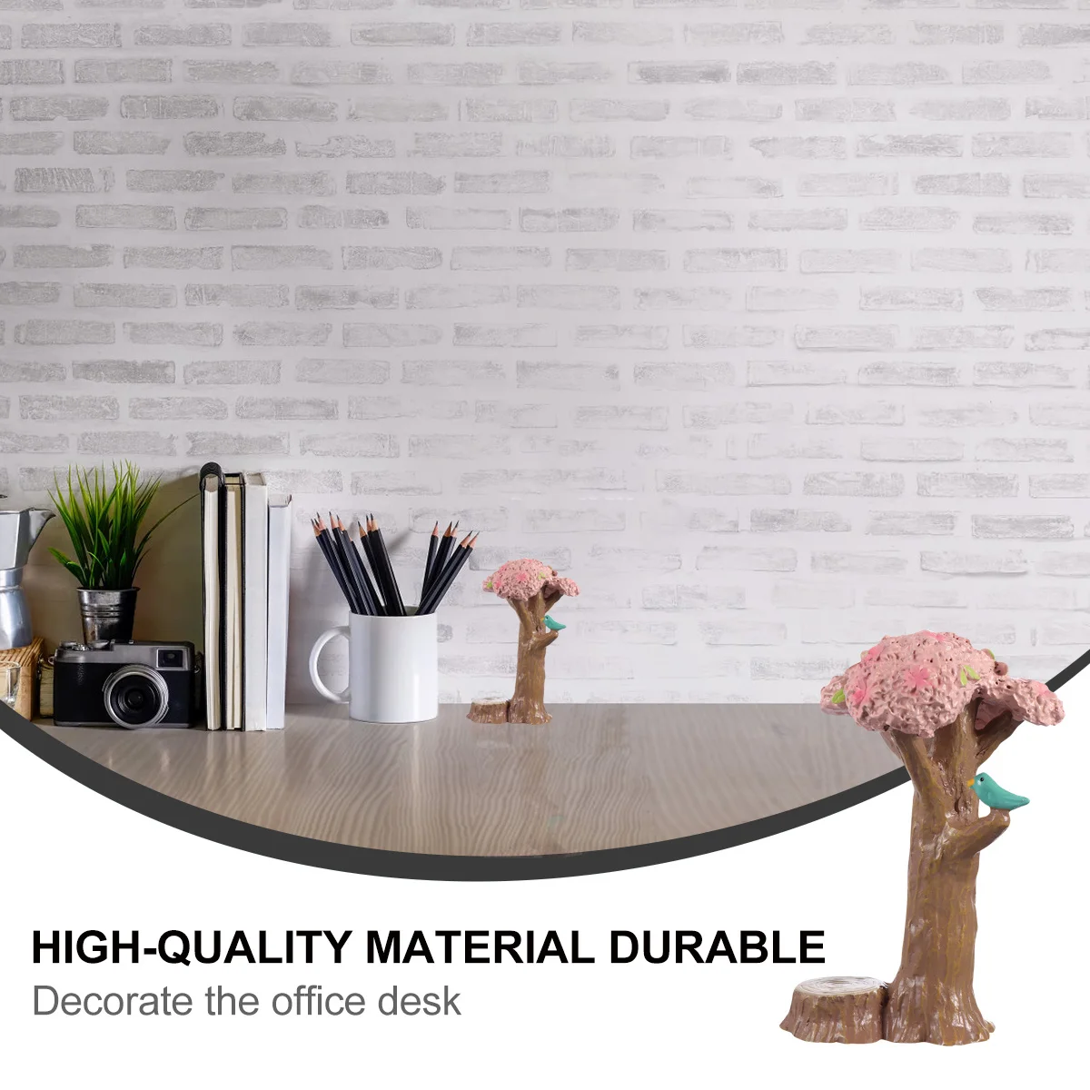 

Resin Ornament Miniature Bonsai Desktop Decoration Succulent Prop Micro Landscape Crafts Home Office Adornments
