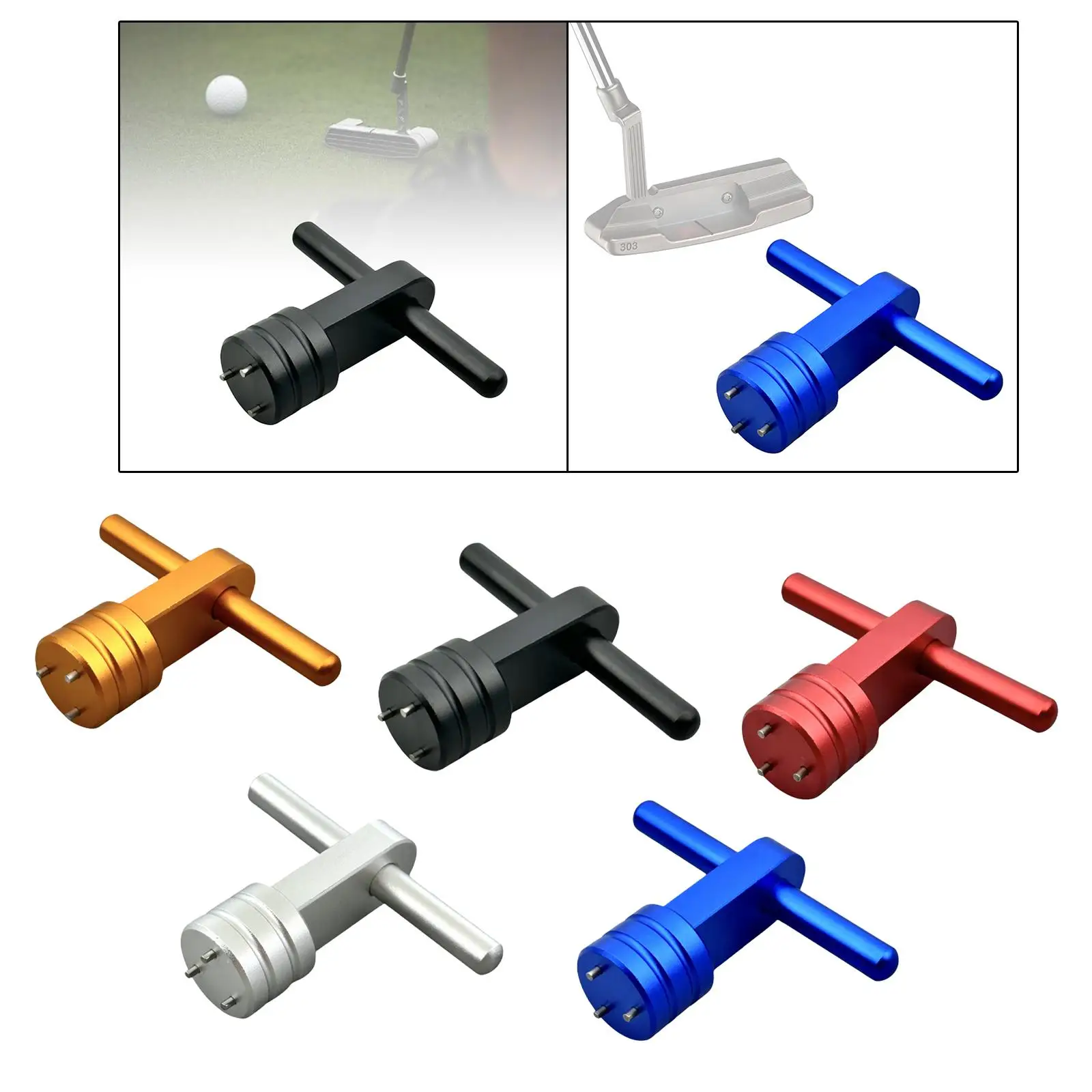 Golf Putter Screws Wrench Accessory Remover for Club Repairing Replacing