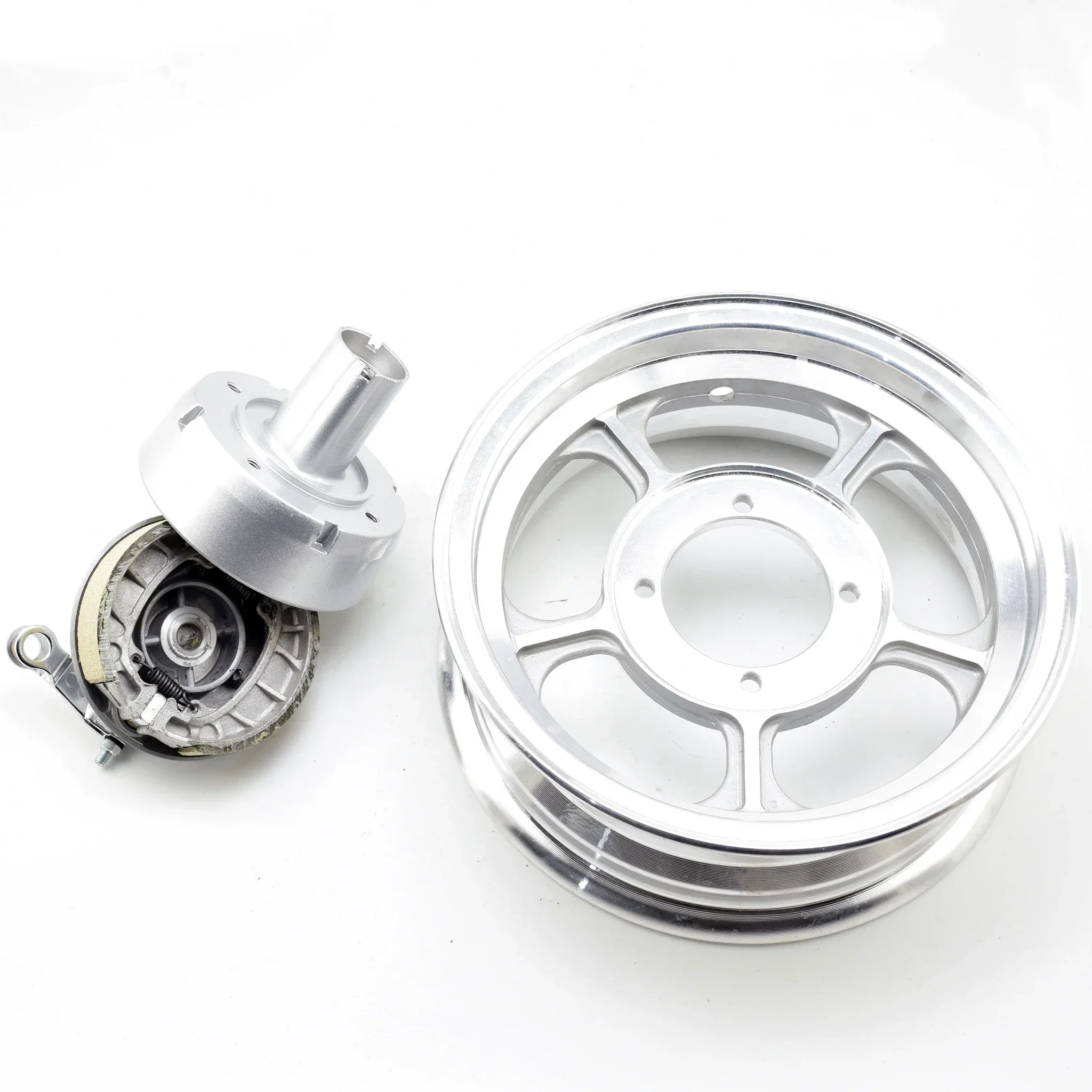 

Aluminum 3.00-8 Wheel Rim wheel hub withe brake shoes front rear for Honda motorbike bike motorcycle monkey