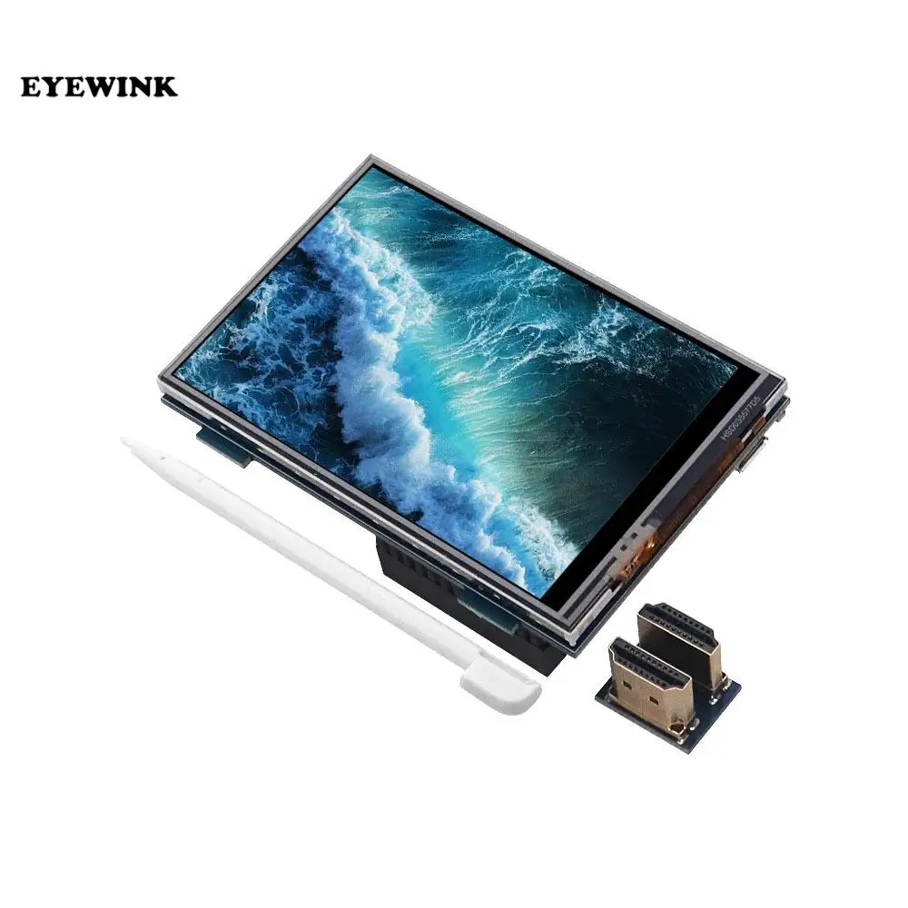 3.5 inch LCD HDMI USB Touch Screen Real HD 480*320/800*480 LCD Display Py for Raspberri 3 Model B