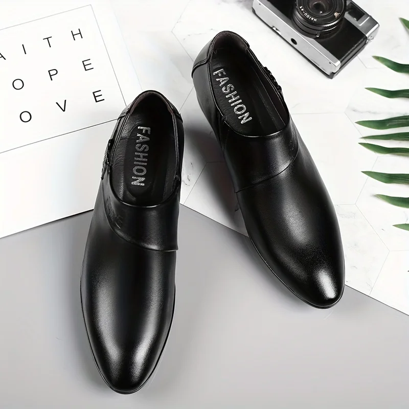 's Monk Strap Loafers with PU  Uppers for Business Office