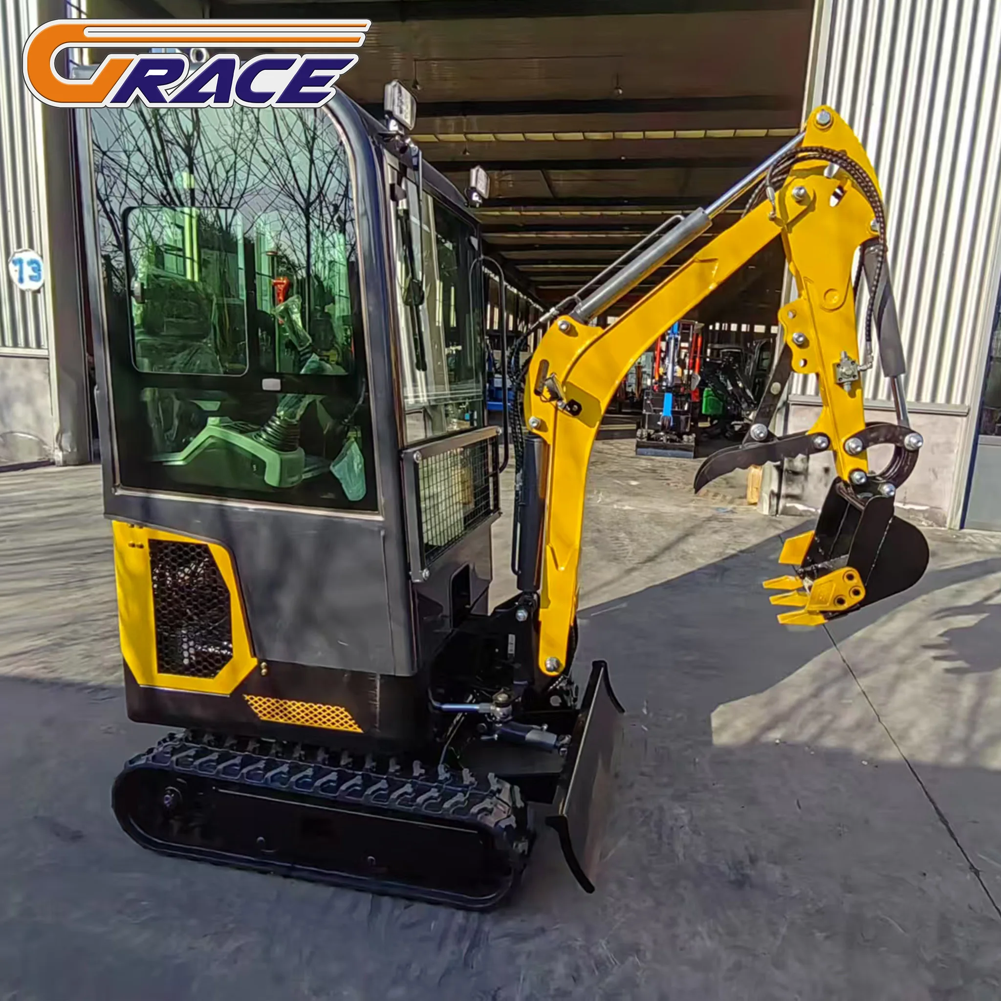 

Crawler Mini Excavator 3ton Hydraulic Pell Digger - Industrial Agriculture Construction Tool