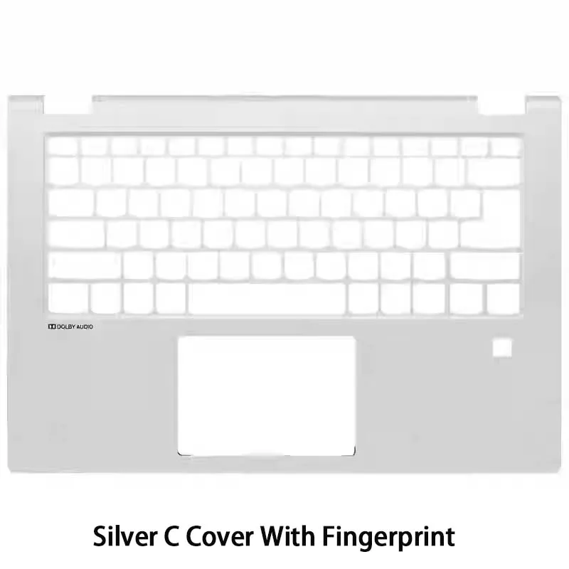 جديد Lapatop Palmrest حافظة سفلية لجهاز IdeaPad C340-14API C340-14IML حافظة علوية علوية سفلية غطاء قاعدة بصمة الإصبع