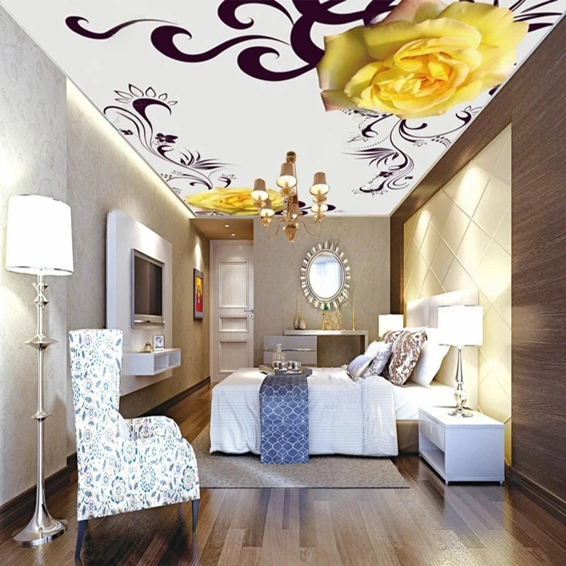 MU8318 Any Size 3D Self-adhesive Wallpaper Nordic Style Vintage Flower Floral Pattern Photo Mural Background Wall Painting Decor