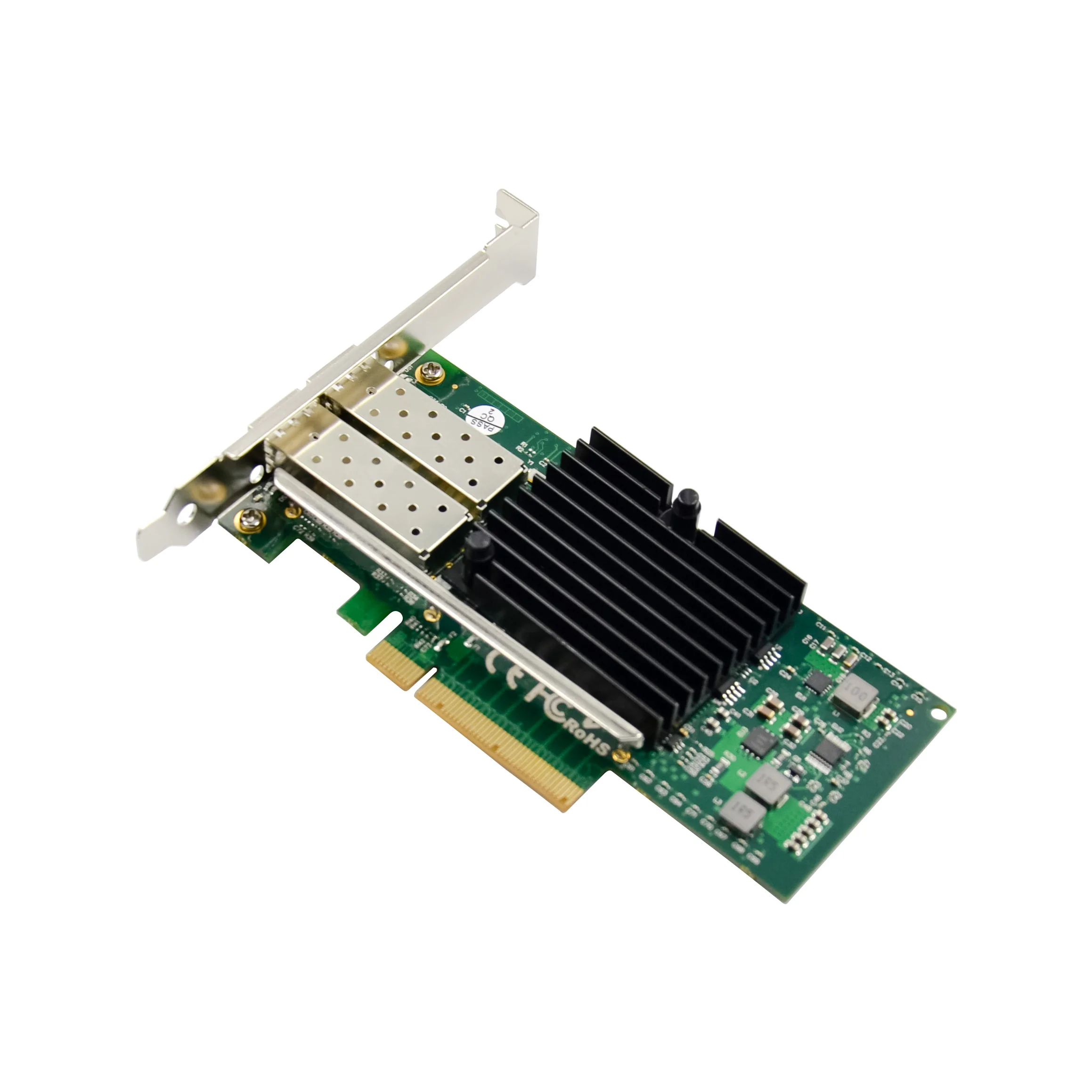 ST723 PCIe X8 X520 NIC Dual Sfp Adapter in Tel82599ES Dual 10GbE Fiber Network Card