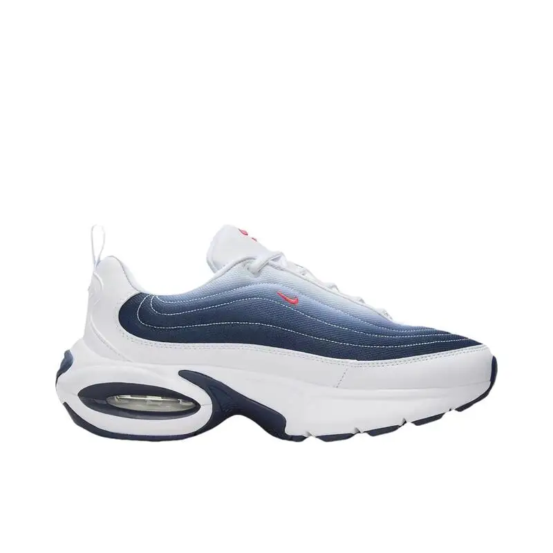 Nike Air Max Portal Fashion,Comfortable Blue White Wear Resistant Outdoor Versatile Low Cut Running Shoes for Women