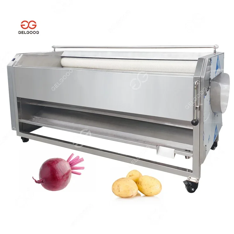 Vegetable Brush Washing Machine|Industrial Brush Cleaning Washing Machine For Pineapple/Potato/Olive/Apple