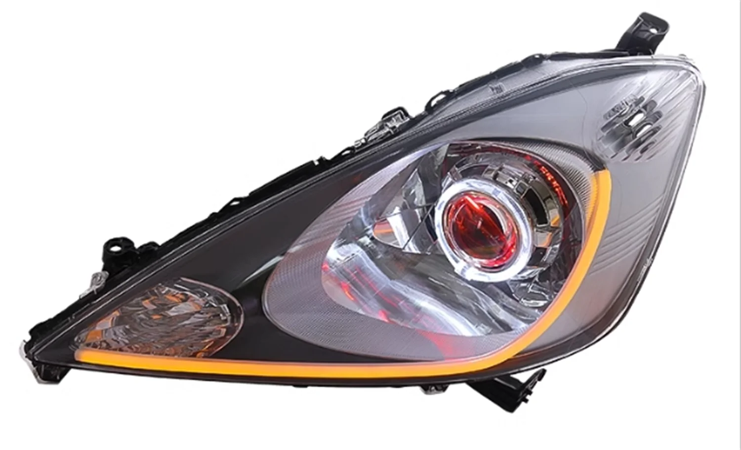 Lampu depan LED รถสำหรับฮอนด้าพอดี GK5 05-12ไฟวิ่งกลางวันไฟหน้า DRL ไฟต่ำสัญญาณไฟเลี้ยว