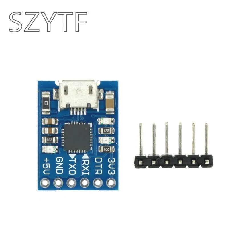 1 PCS CP2102 Round of TTL USB Module Of USB Serial UART On STC Downloader Micro Interface Board