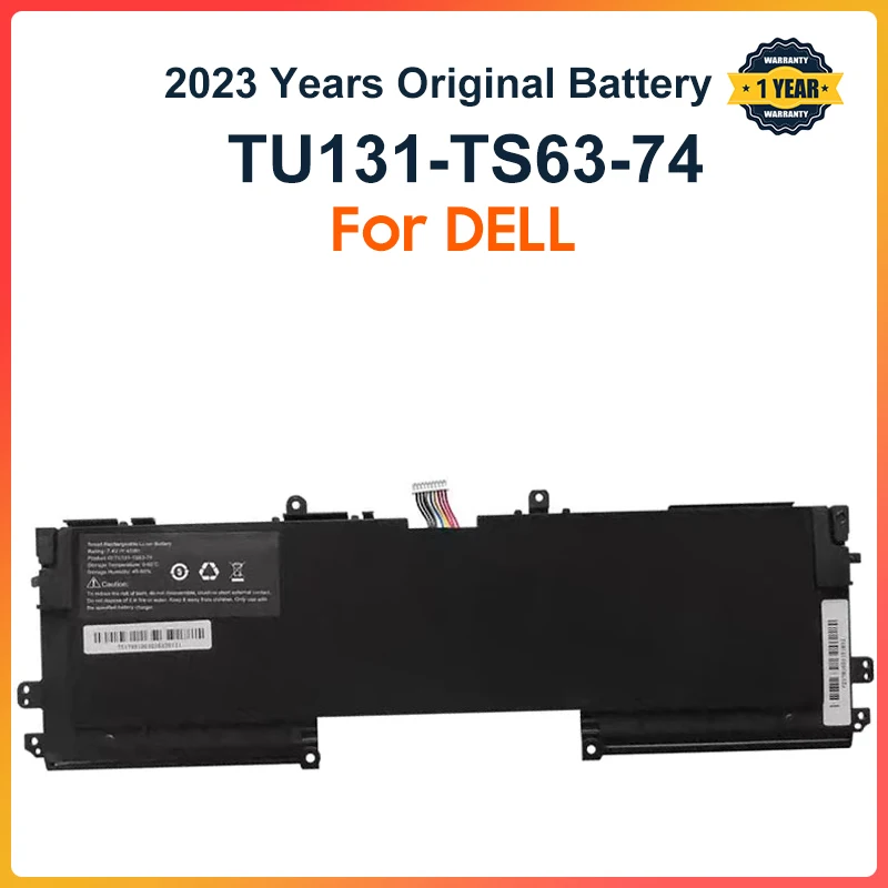 

7.4V 45WH TU131-TS63-74 TU131 Laptop Battery For DELL XPS13 8808 U13S881 U33X UX32K U731 TU131-TS63-74