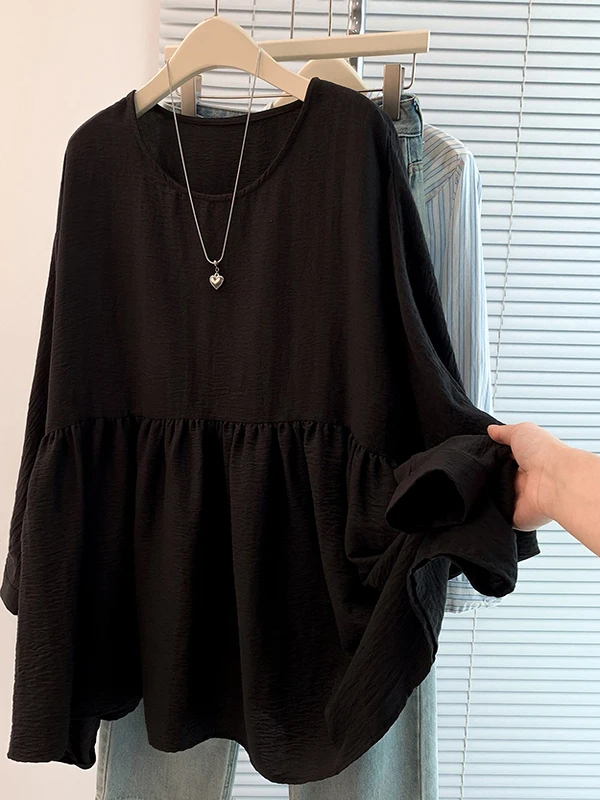 Grote Maat Losse Casual Afslanken Buik Die Pop irt vrouwen Faion Anti-Aging Button down Ademend Comfortabel T-shirt