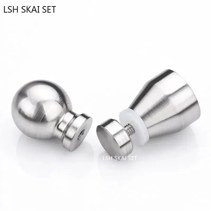 Aluminum Alloy Single Hole Barn Door Handle Bathroom Glass Door Handles Cabinet Drawer Knob Home Door Knobs for Interior Doors