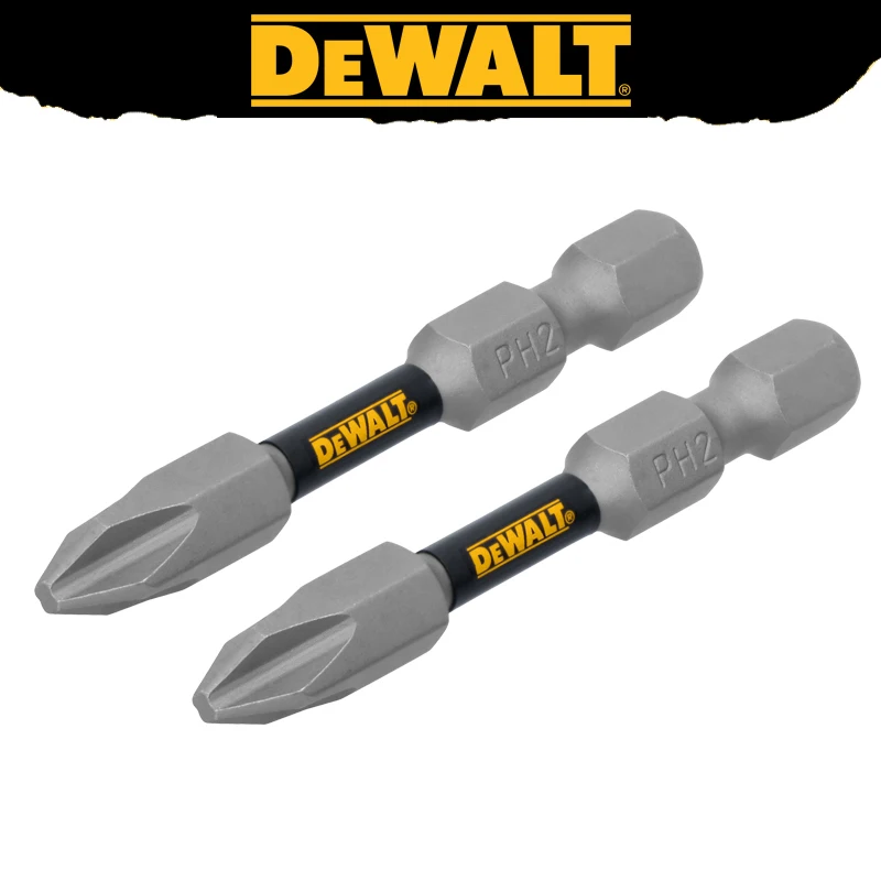 DEWALT DWAF2PH2TG2 2-in Screwdriver Bit HSS High Hardness Wear Resistant Bit  2-Piece High Performance Model