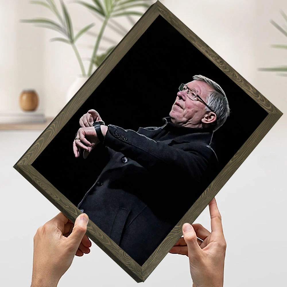 السير أليكس فيرغسون Fergie T كرة القدم يطبع المشارك مخصص حائط لوح رسم الفن غرفة المعيشة ديكورات الديكور الداخلي