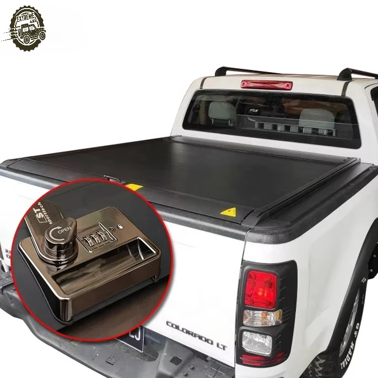 

EXTREMECar Accessories Waterproof Hard Roll Lid Password Lock Tonneau Cover Retractable Cover for Chevrolet chevy silverado 1500