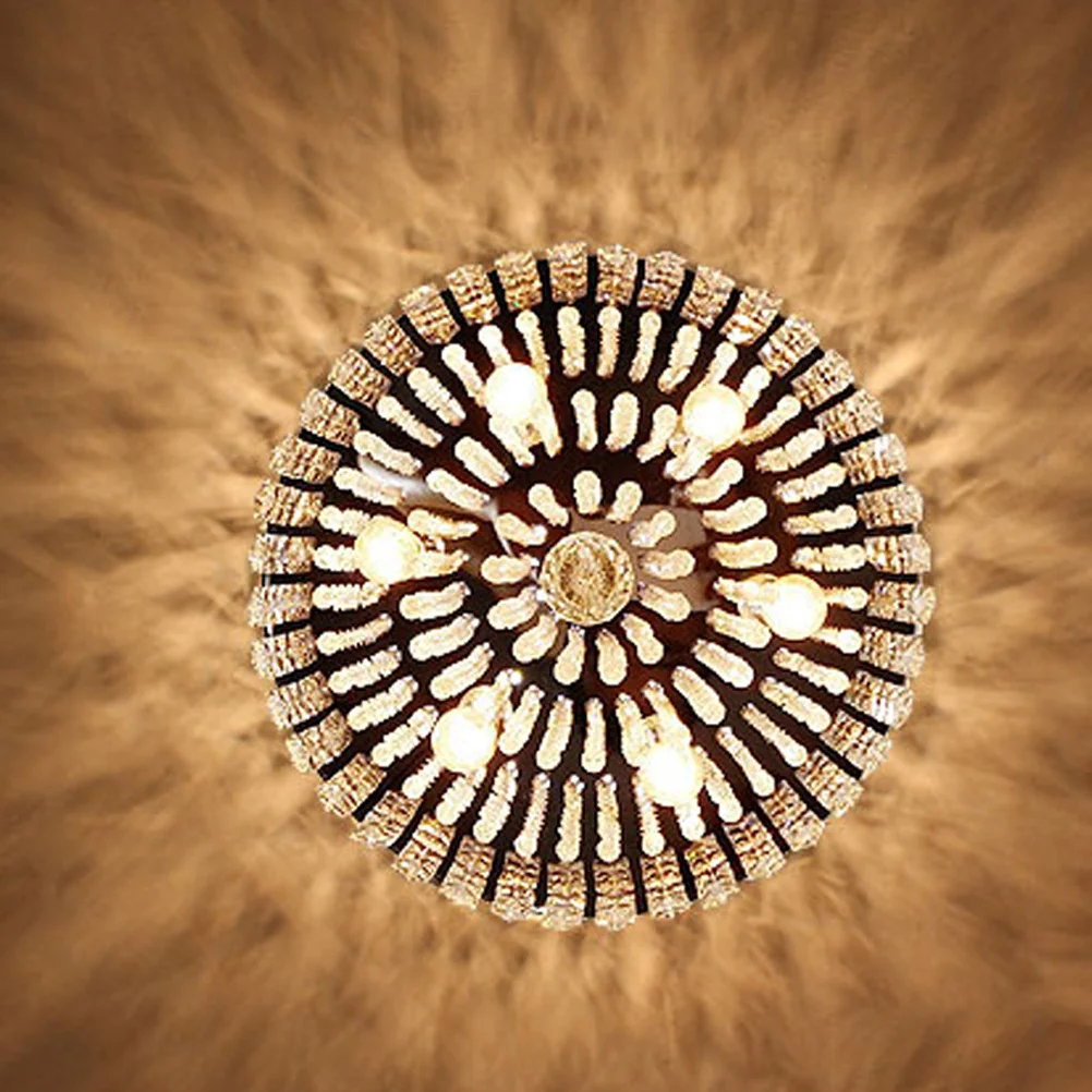 

Crystal Ceiling Lamp LED 15W 20cm Modern Simplicity White Golden Light Bedroom Living Room Pendant Plafondlamp Light
