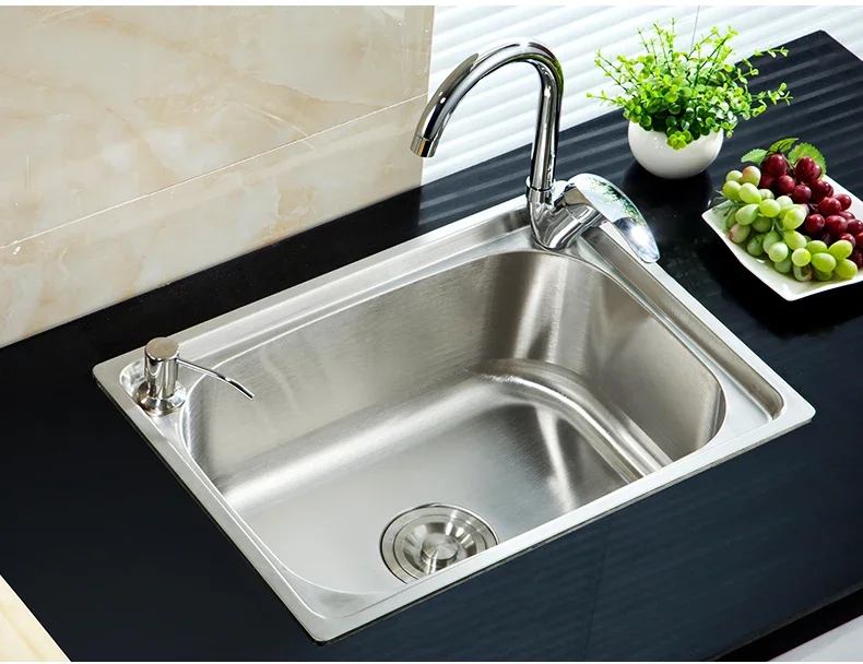 

Кухонная раковина из нержавеющей стали 304 с маленьким однослойным отверстием для балкона