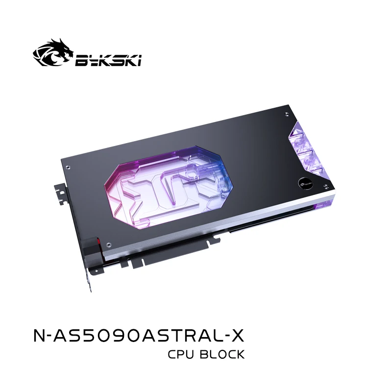 Bykski N-AS5090ASTRAL-X GPU Block for ASUS ROG ASTRAL RTX 5090 O32G GAMING Graphics Card PC Water Cooling Copper Radiator