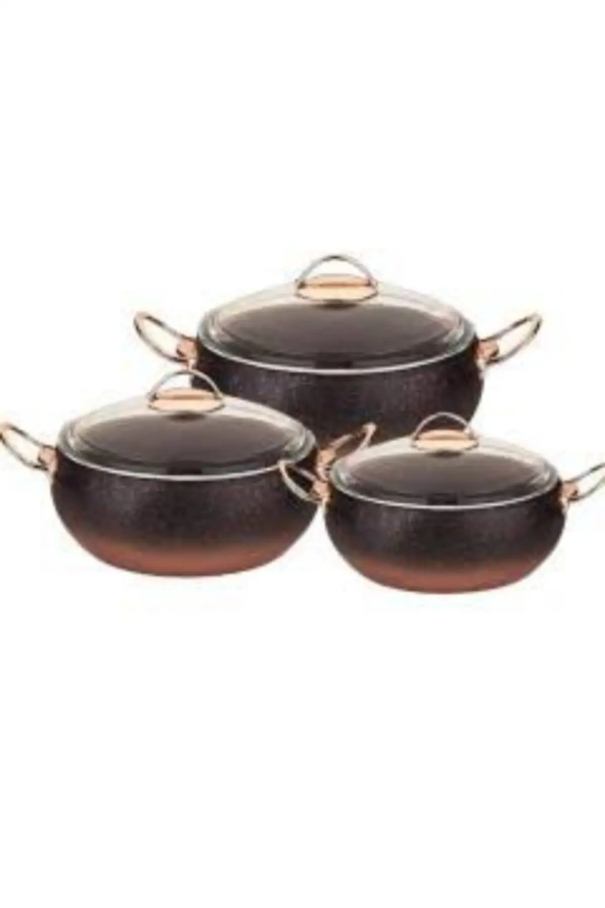 

DOLBOVI 6 piece granite sphere casserole Set Cookware Set Cookware