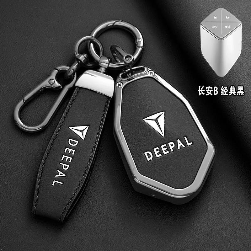 

Car Key Case Keychain Cover Shell For Changan Deepal SL03 S7 2023 2024 Auto Keychain Interior Protector Bag Fob ccessories