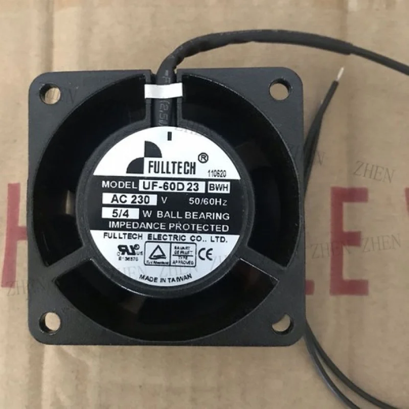 Y  Y  1 PCS New for  FULLTECH UF-60D23 BWH AC 230V 2 Wire Aluminum frame fan # QW.