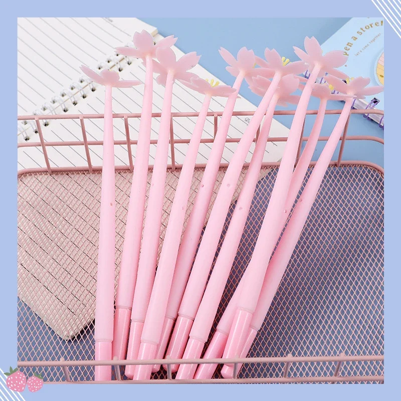 

Wholesale Creative Beauty Cherry Blossom Neutral Pens Set Small Fresh and Cute Flower Pen Student Exam Writing Tools