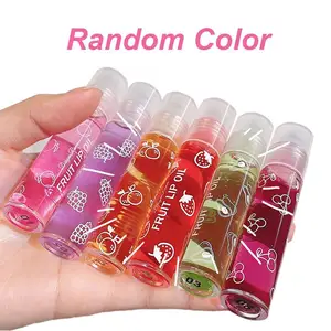 6 Colors Roll-on Fruit Essence Lip Balm Lip Oil Lip Moisturizing Mirror Primer Lip Lipstick Hydrating random Gloss Transparent 10 best sales glow in the dark slime - №4