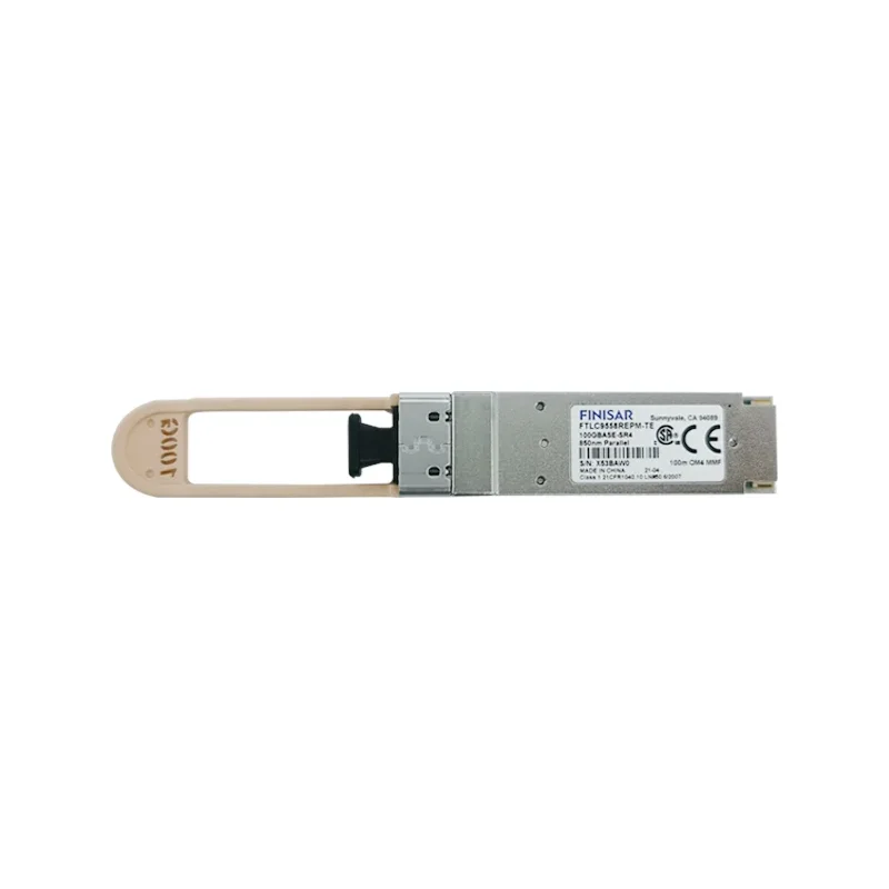 Finisar FTLC9558REPM-TE-100G QSFP28 100GBASE-SR 100m OM4 MMF 850nm Parallel Fiber Optic Module Ethernet Communication