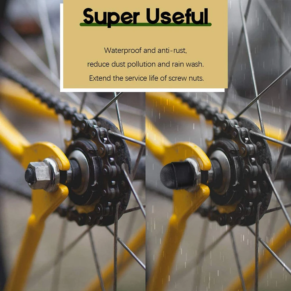 For DIY Projects Hex Screw Protection Bolt Covers Easy Installation Hexagonal Screw Covers Prevents Dirt Accumulation