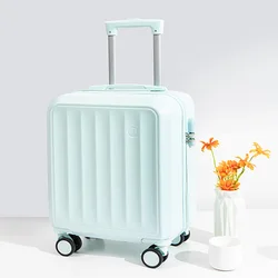 18&20-inch Small Boarding Cabin Suitcase Short Trip Luggage Rolling Suitcase Set Password Lock Trolley Case