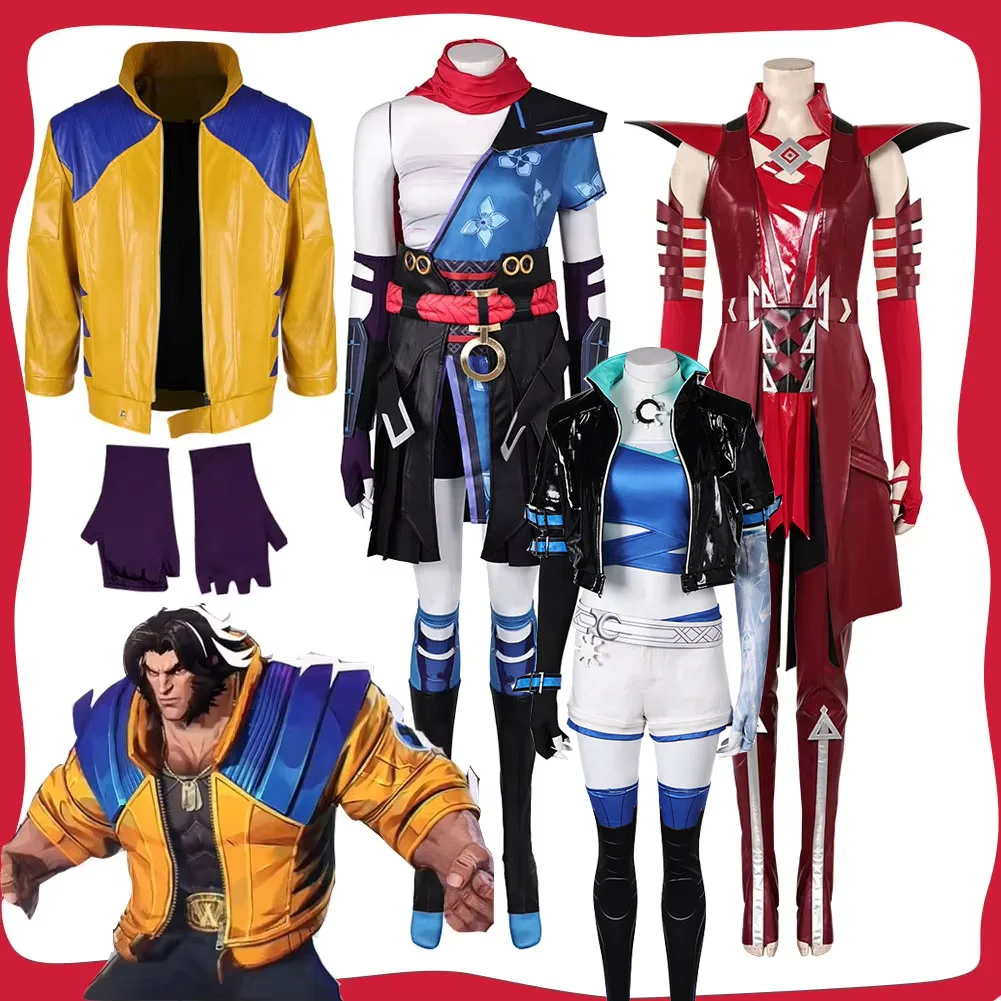 Logan/Psylocke/Scarlet Witch/Luna Snow/Susan Storm/Doreen Green/Knight/Dagger Cosplay Costume Rivals Outfit Halloween Carnival