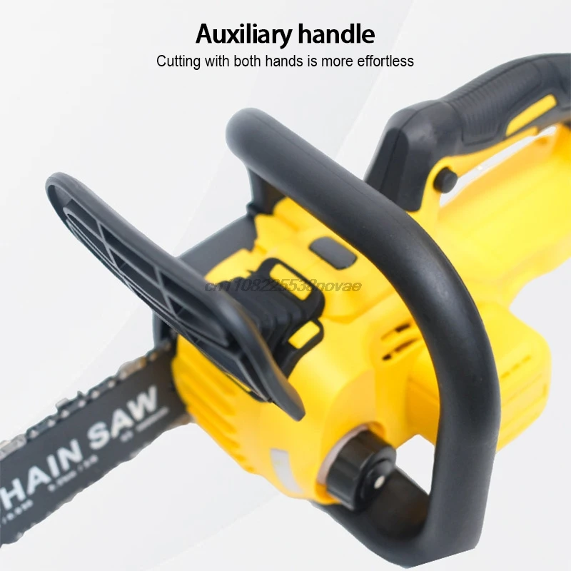 منشار كهربائي محمول عالي السرعة 12 بوصة قاطع خشب لاسلكي بطارية ليثيوم قابلة لإعادة الشحن منشار محمول للمنزل #4