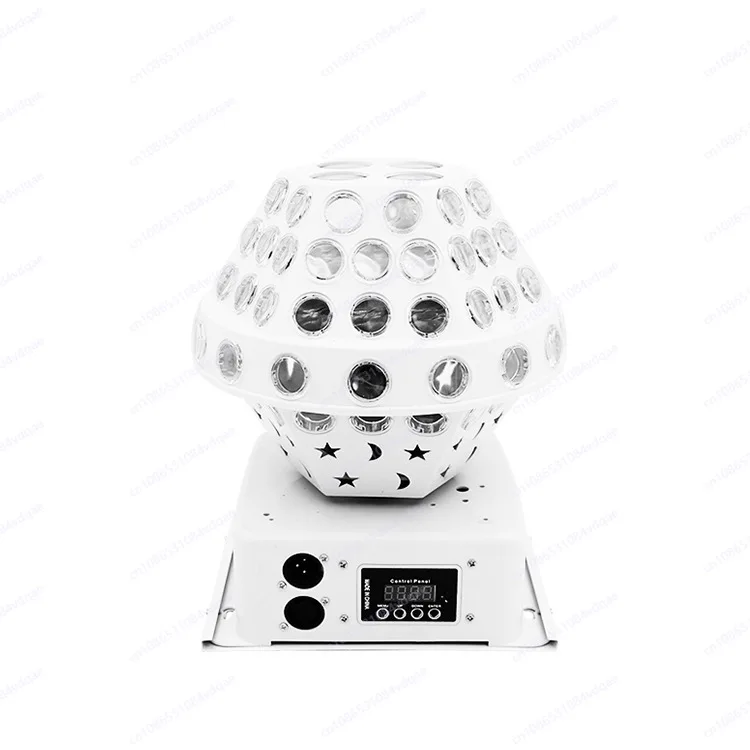 Hot-selling new star hexagonal LED colorful rotating flash bar stage special