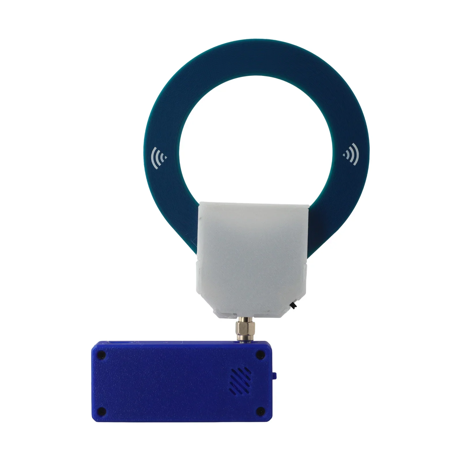 

3D Printed Radio Shell Electronic AM FM Tuner Broadband Loop Antenna HF Reception Capability Home Entertainment