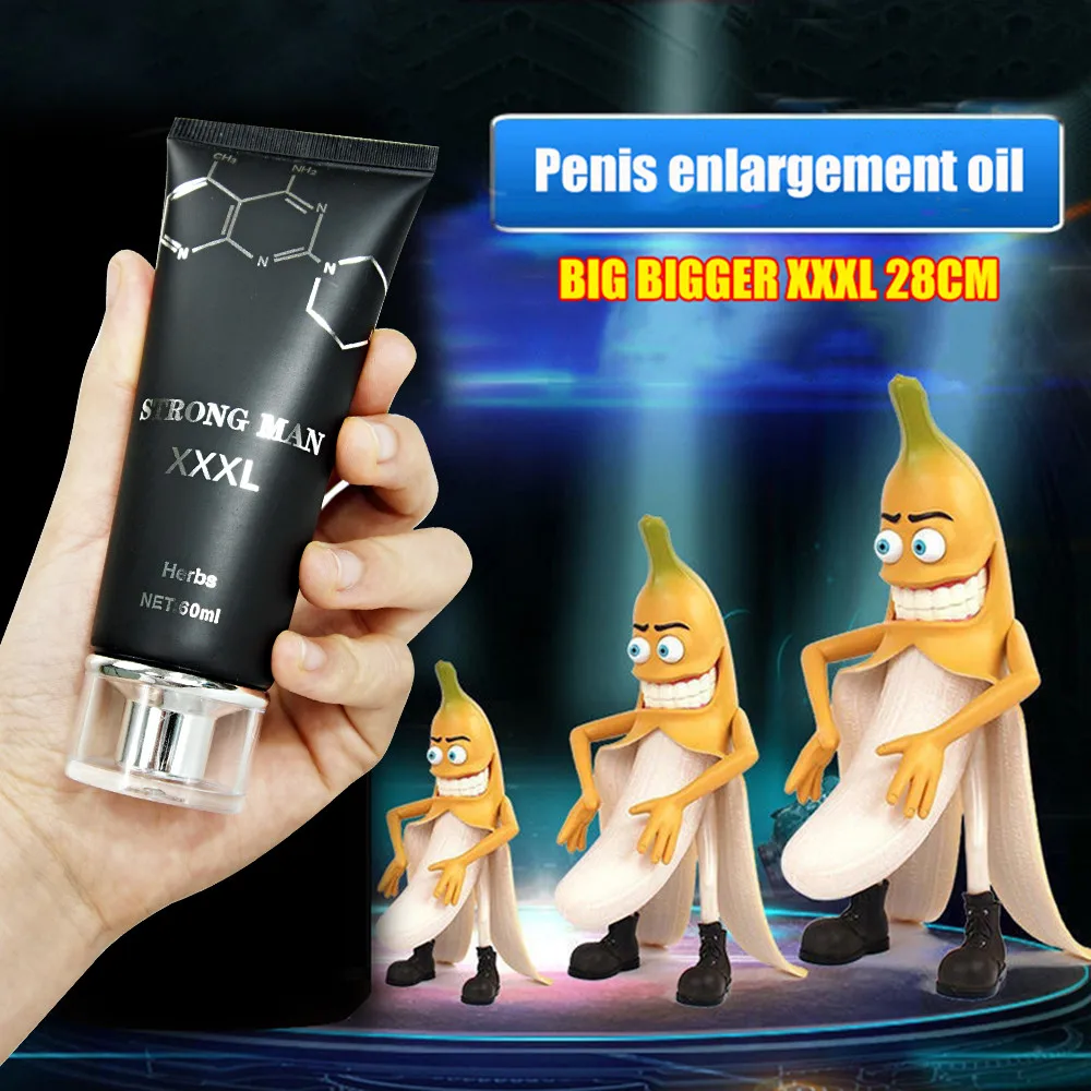 60Ml Penis Cream for Man 18+ Big Penis Enlargement Gel Enlarge Dick Grow Thicker Stronger Pennis Increase Growth Oil Sex Product