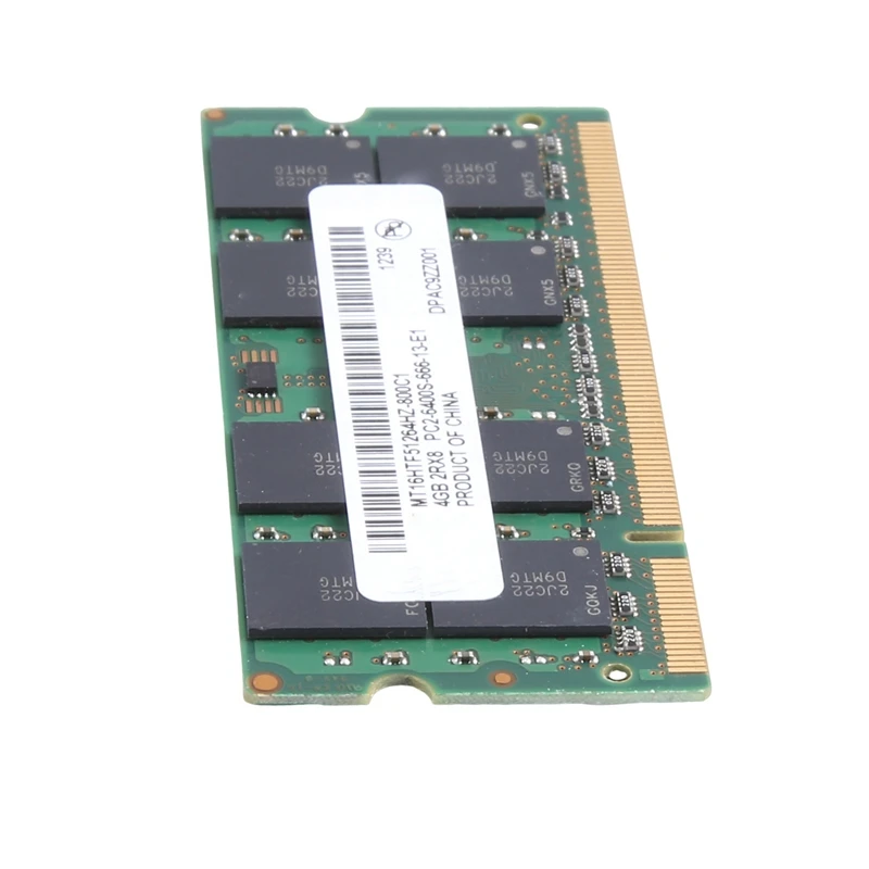 

For MT DDR2 4GB 800Mhz RAM PC2 6400S 16 Chips 2RX8 1.8V 200 Pins SODIMM For Laptop Memory Durable Easy To Use