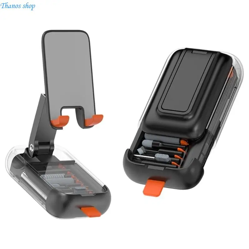 Assorted Device Cleaning Set for Computer Keys, Earphones, and Phones X37A