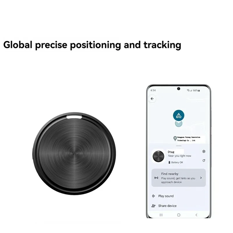 N01R-Mini Localizzatore GPS Bluetooth Localizzatore per auto Smart Tag Localizzatore Chiavi Tracciamento globale per Google Trova la mia app dispositivo