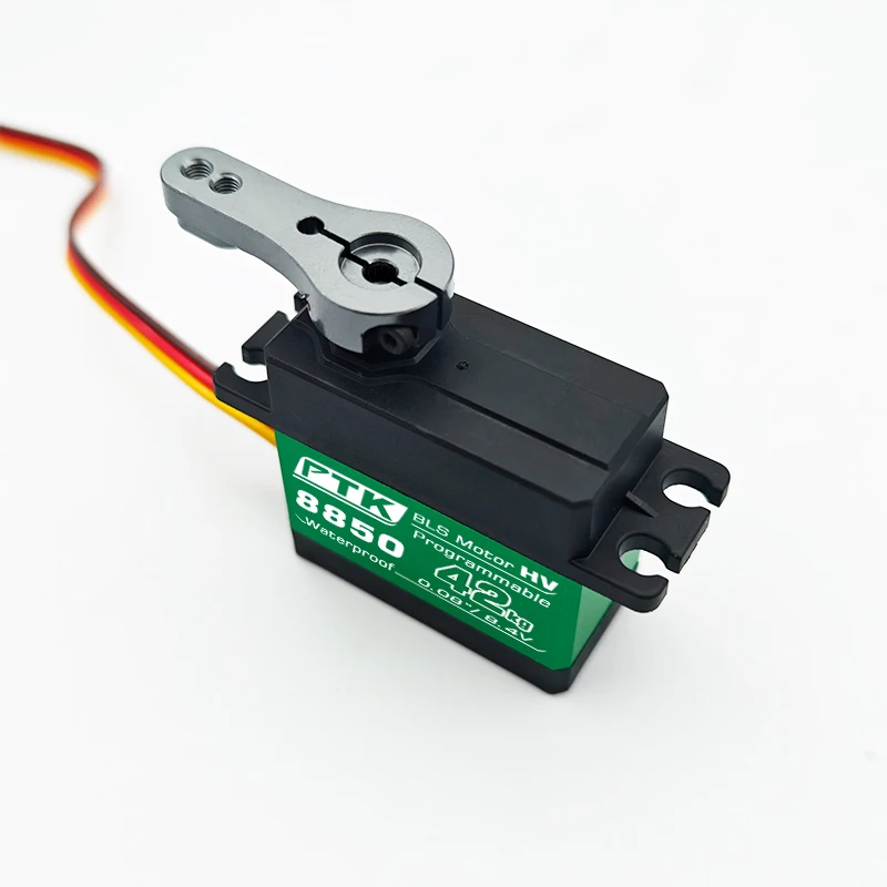PTK Servo 8.4V 30kg 40kg High speed0.05 brushless RC servo motor Waterproof 1/8 1/10 1/12 scale automotive fixed wing robot 180°