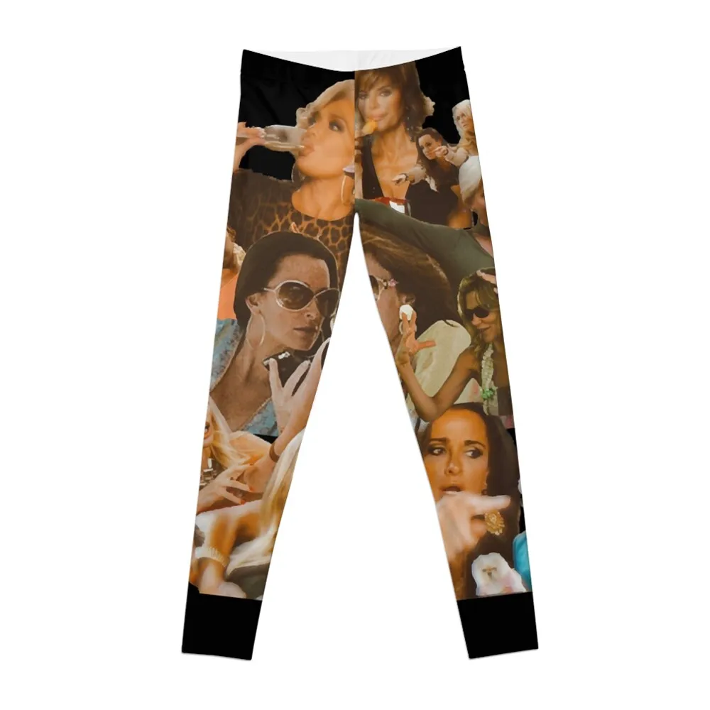 Beautiful Model Real Housewives Collage Awesome For Movie Fans Leggings Women sportwear Womens Leggings